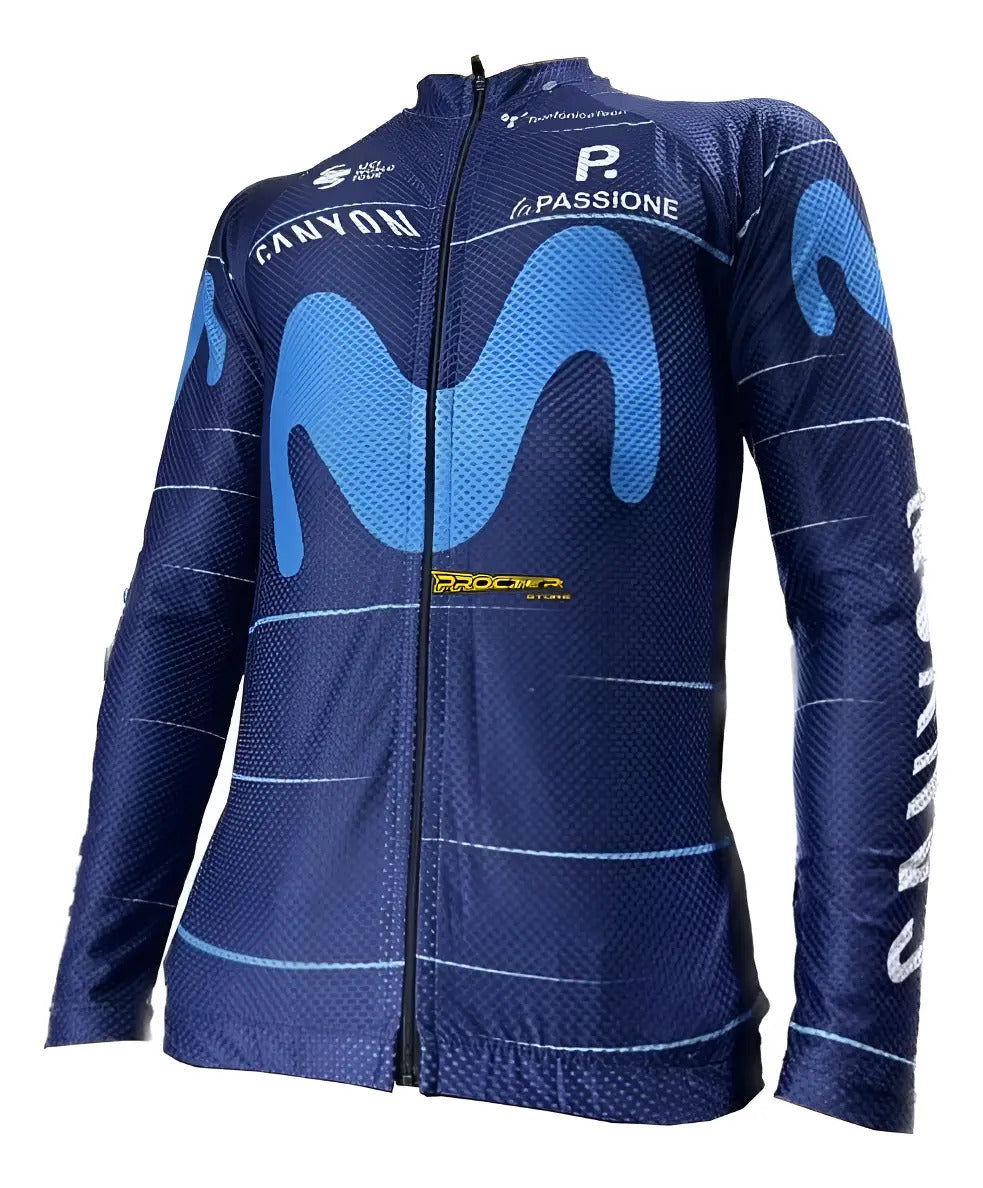 Jersey Ciclismo Maillot Manga Larga Ruta Mtb Colombia Camisa