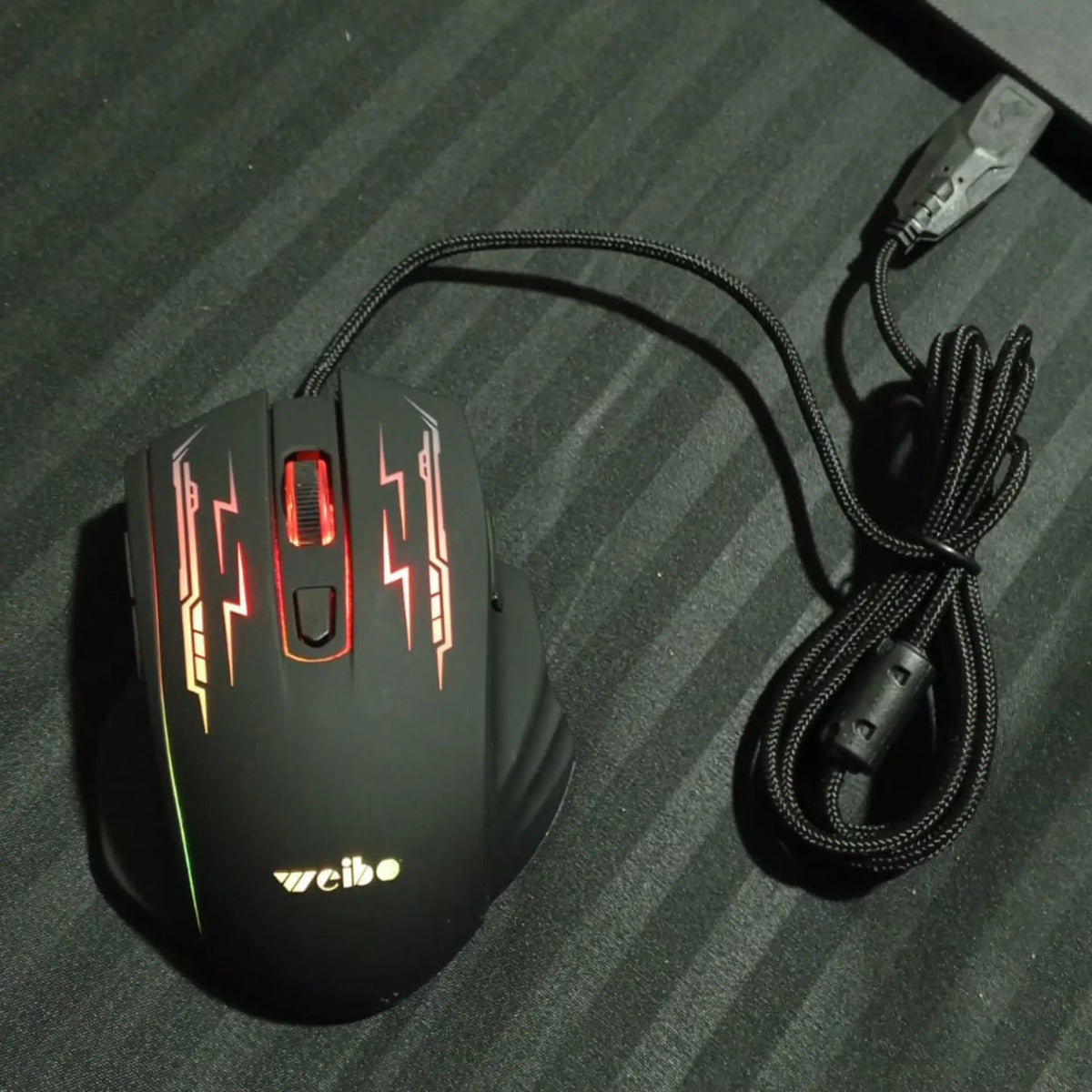 Mouse Gamer Pro 7d Óptico Usb 3200