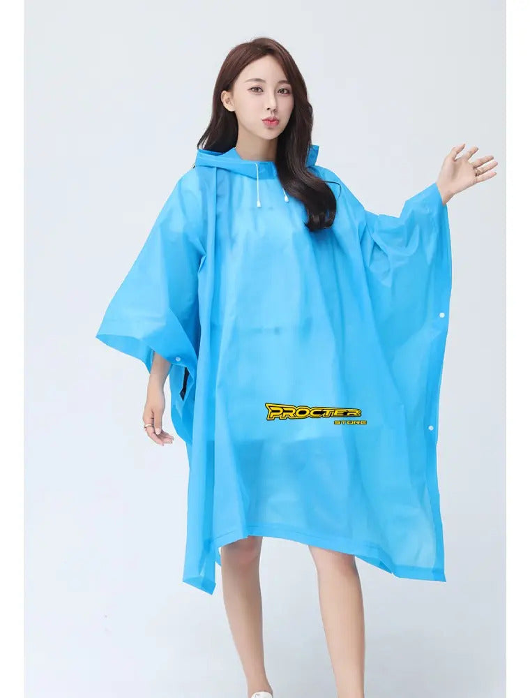 Capa Adulto Impermeable Lluvia Pvc Con Estuche