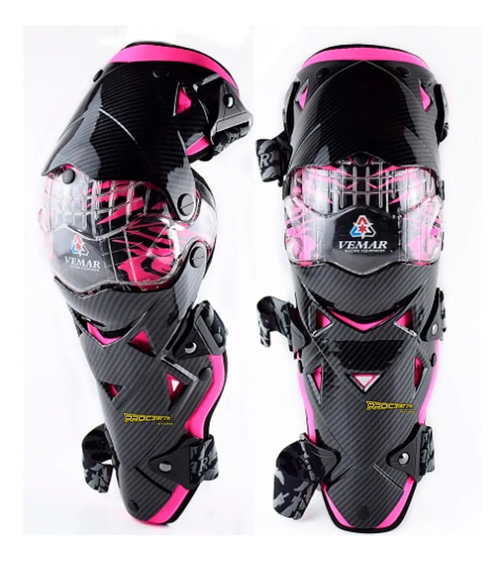 Rodilleras Canilleras Articuladas Para Motociclistas Vemar