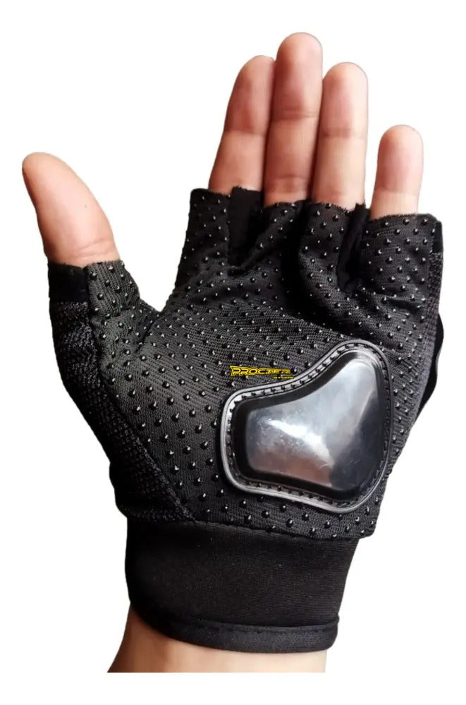 Guantes De Proteccion Medio Dedo Bicicleta Moto
