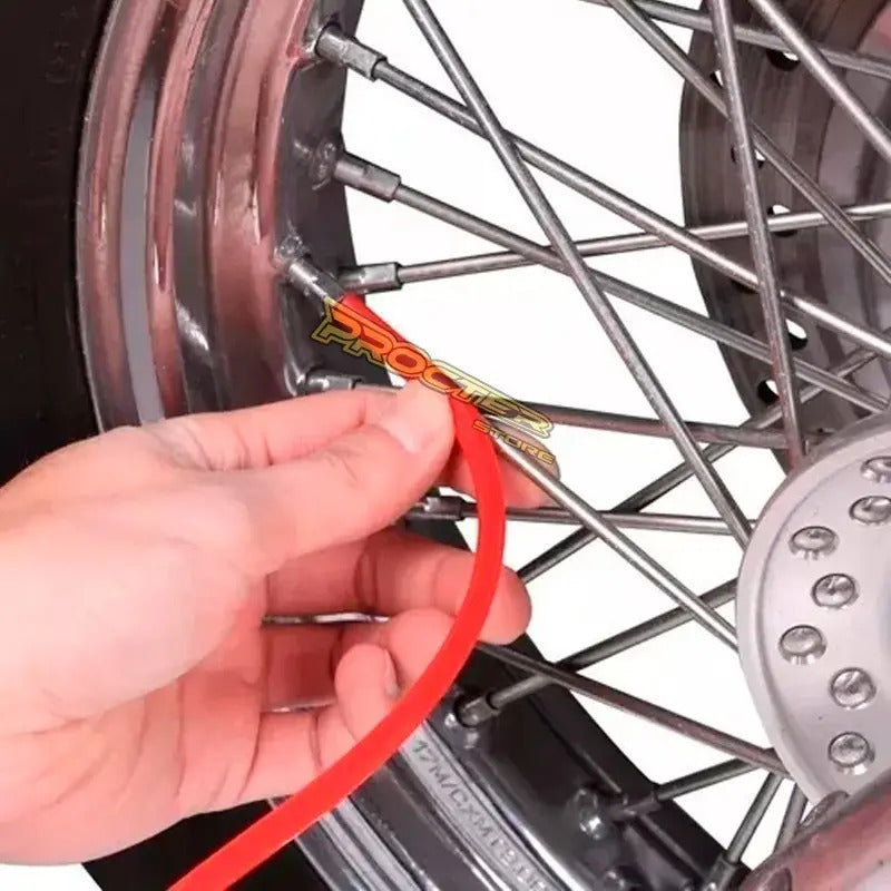 Funda Radios Cubierta Rayos Pitillos Para Moto Bicicleta