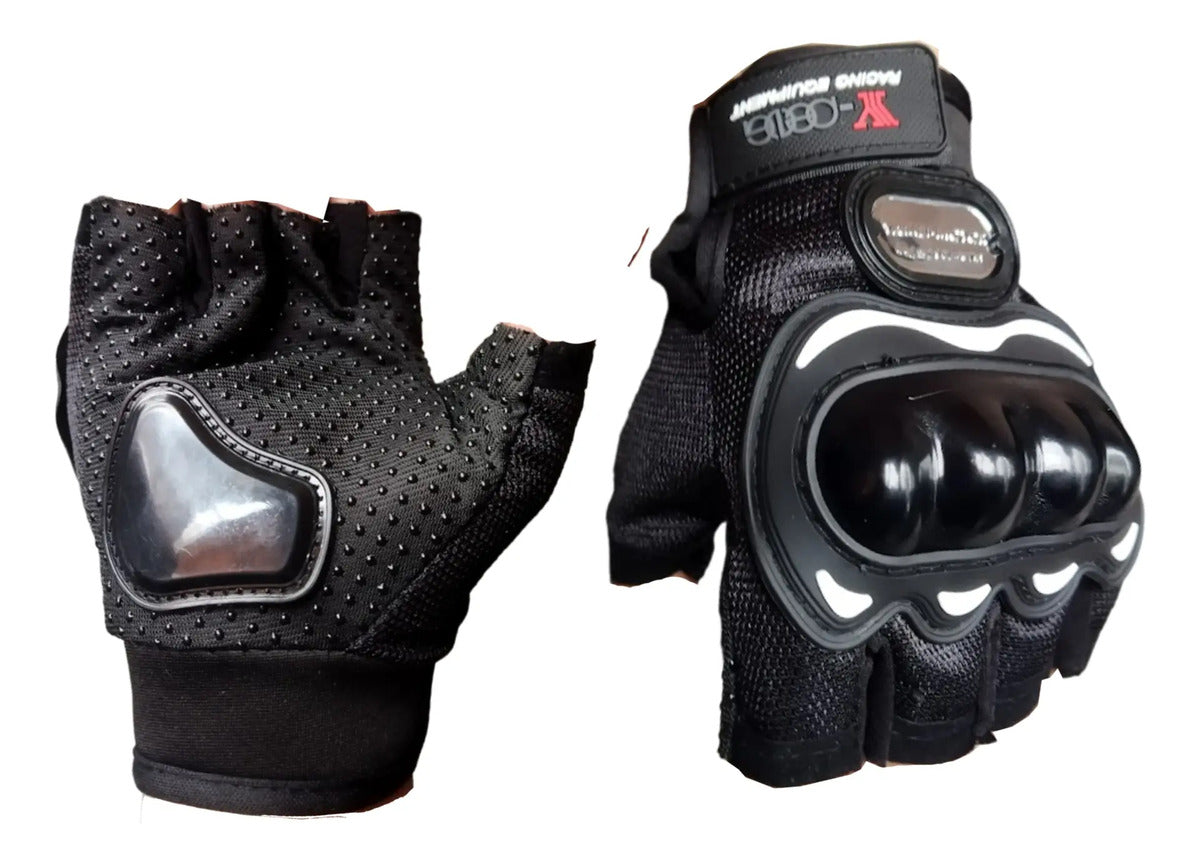 Guantes De Proteccion Medio Dedo Bicicleta/moto