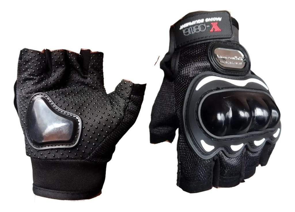 Guantes De Proteccion Medio Dedo Bicicleta Moto