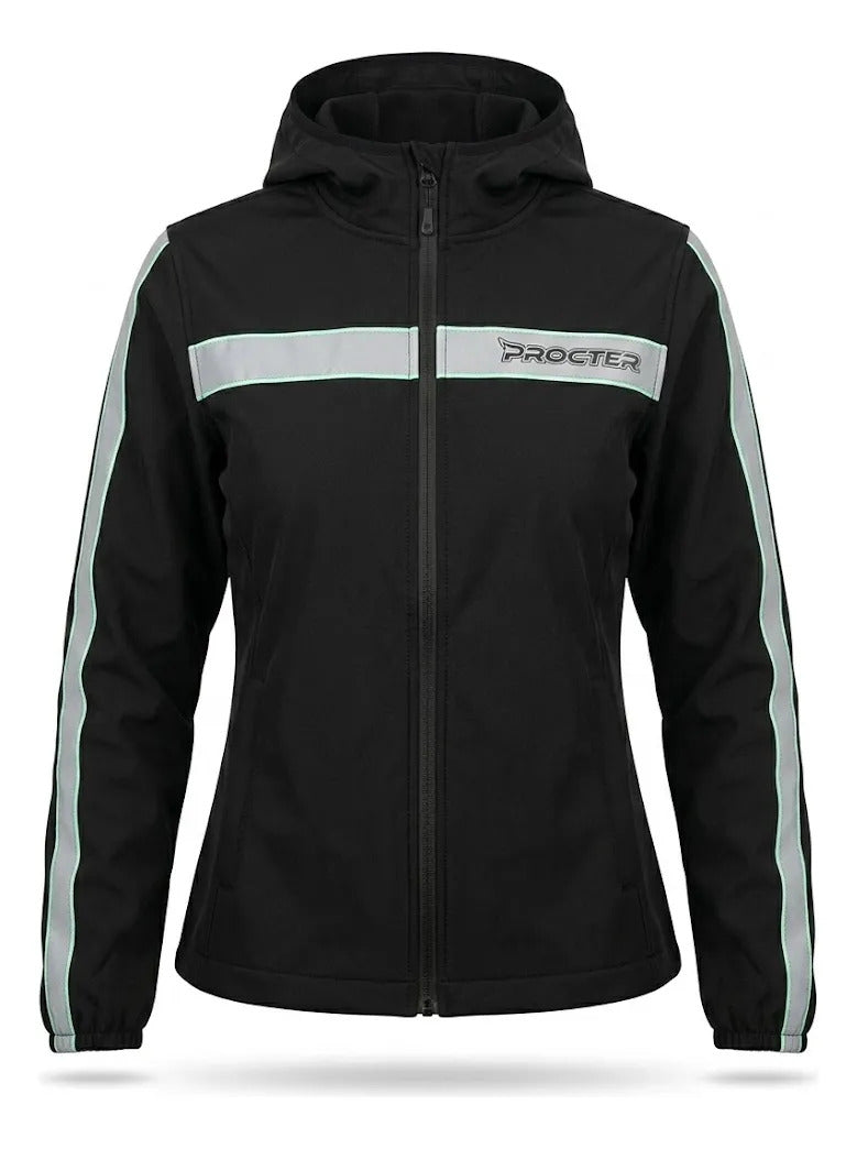 Chaqueta Rompevientos Reflectiva Moto Bicicleta Liviana