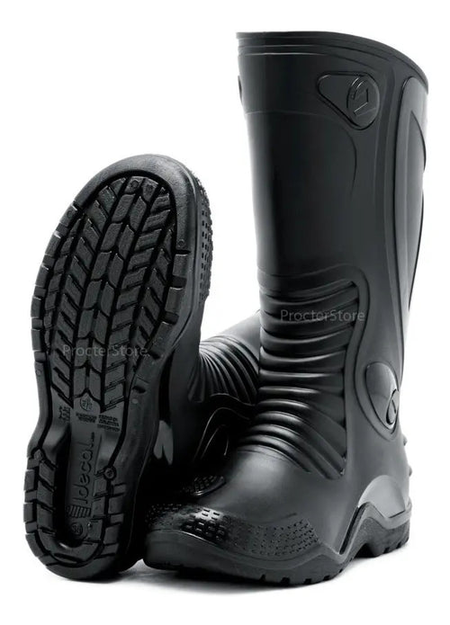 Botas Impermeables Antideslizante Motociclista Caucho