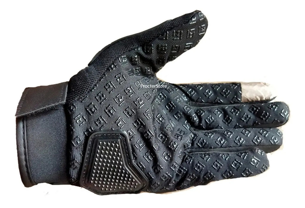 Guantes Con Proteccion  Metalizada Y Tactiles Moto Bici