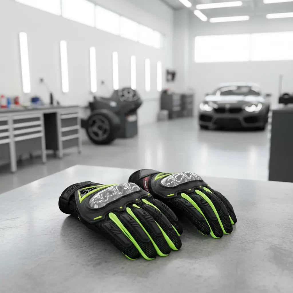 Guantes Para Moto Proteccion Metalizada Scoyco Mc44 Tactiles