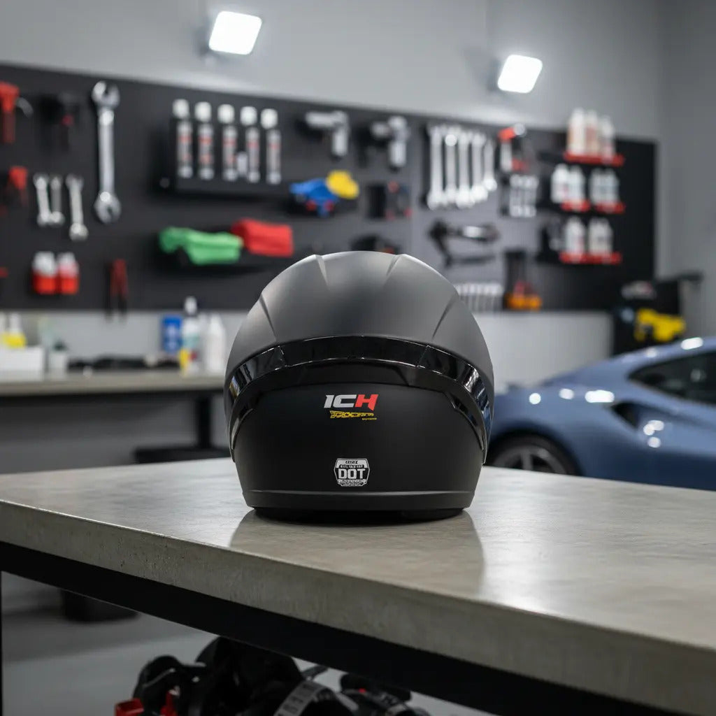 Cascos Para Motociclistas Marca Ich 501 Sp Certificado Dot