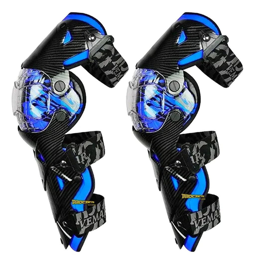 Rodilleras Canilleras Articuladas Para Motociclistas Vemar