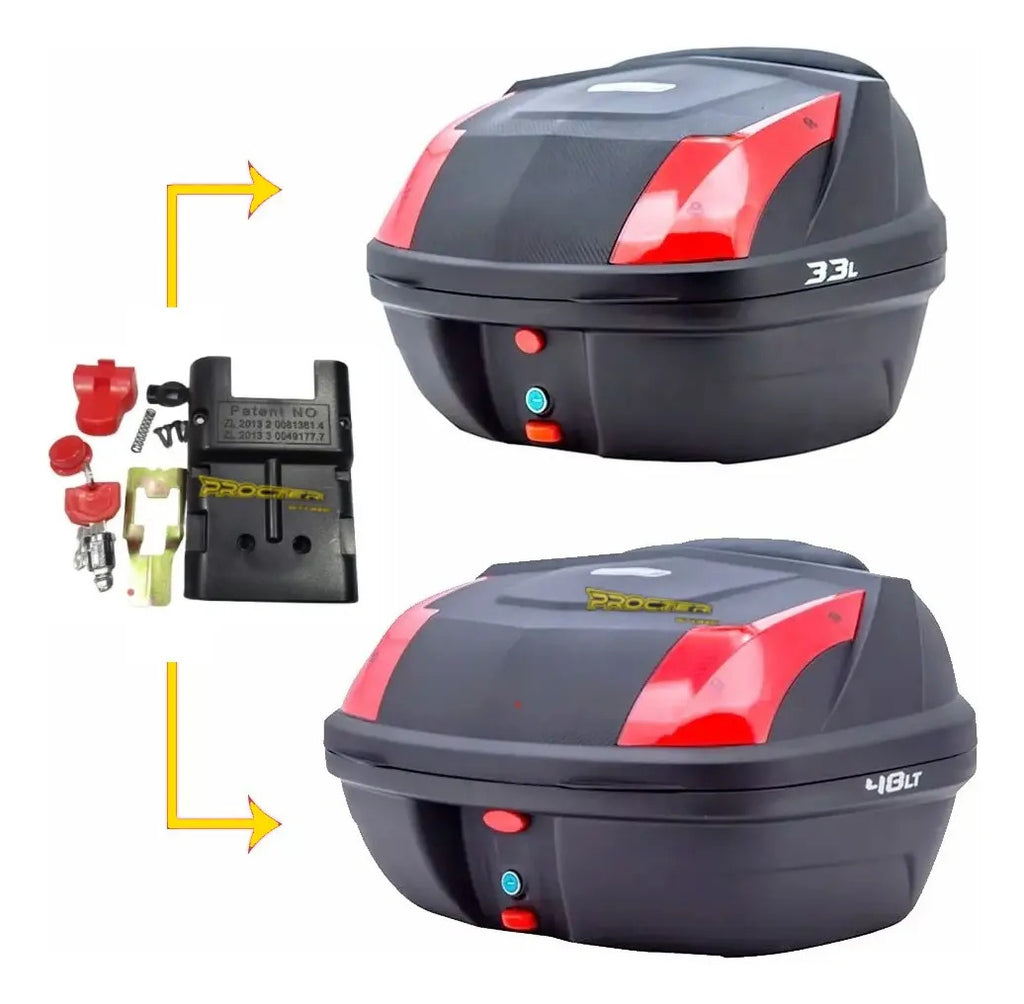 Chapa Para Maleteros Tomcat 33 Y 48 Litros Cerradura