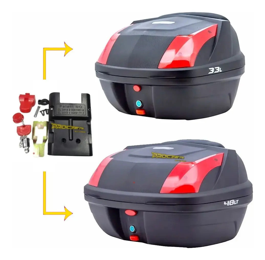 Chapa Para Maleteros Tomcat 33 Y 48 Litros Cerradura