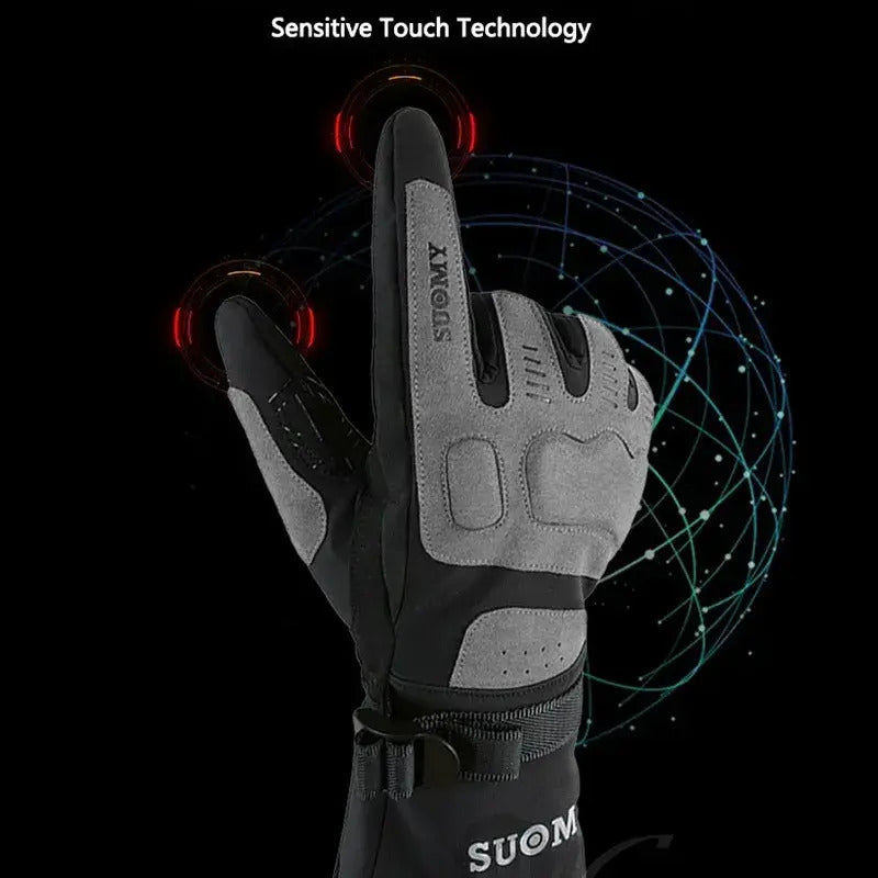 Guantes Moto Suomy 100% Impermeable Tactil Tallaje Pequeño