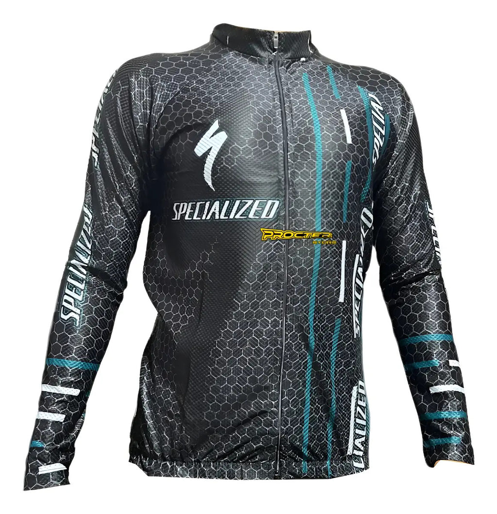 Camisa Camiseta Jersey Ciclismo Manga Larga Ruta Bici Licra