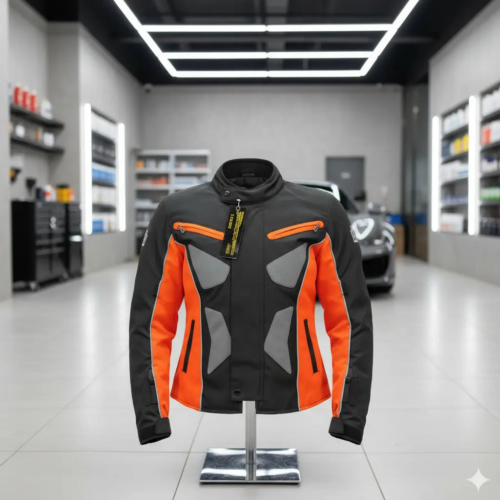 Chaqueta Para Motociclistas Dotacion Protecciones Reflectiva