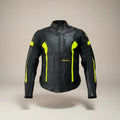 Chaqueta De Protecciones Removibles Cuero Tex Moto