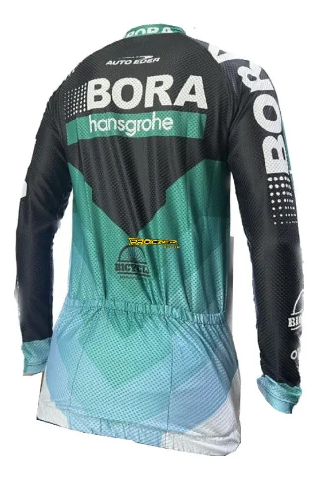 Camisa Camiseta Jersey Ciclismo Manga Larga Ruta Bici Licra