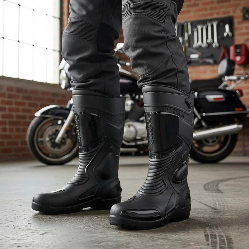 Botas Impermeables Para Motociclistas Pvc Deportivas