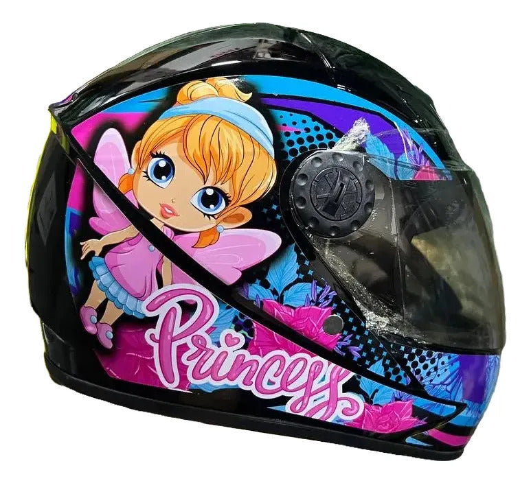 Casco Integral Para Niños Cerrado Kart Bicicleta Deportes