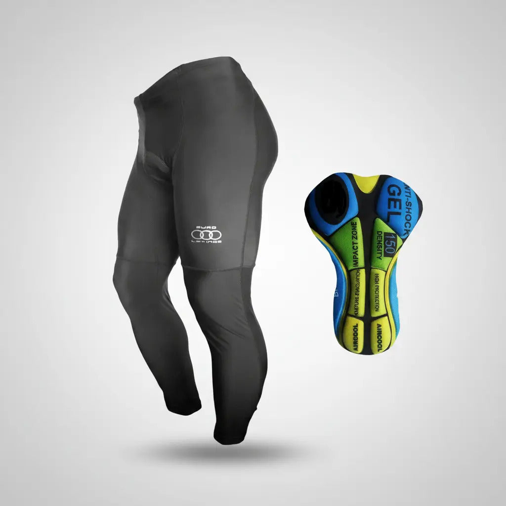 Lycra Larga Pantalón Hombre Con Badana  Gel Ciclismo +envío