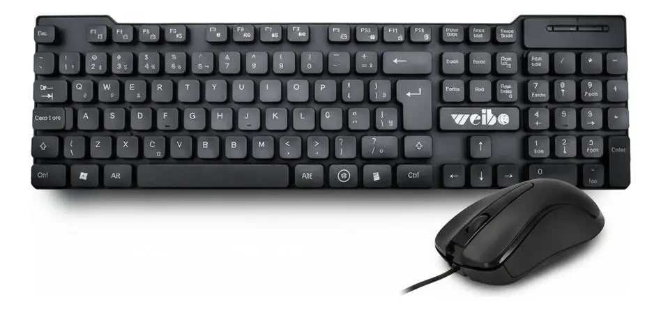 Combo Teclado Y Mouse Usb  Alambrico Weibo Fc-535