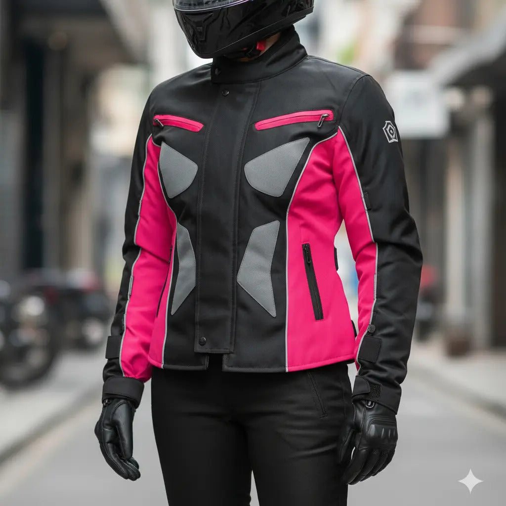 Chaqueta Para Motociclistas Dotacion Protecciones Reflectiva