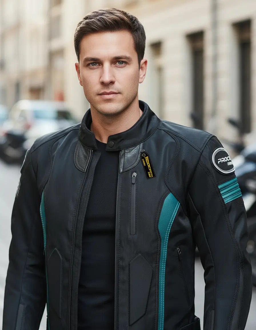 Chaqueta Protecciones Removibles Motociclistas Rainkros