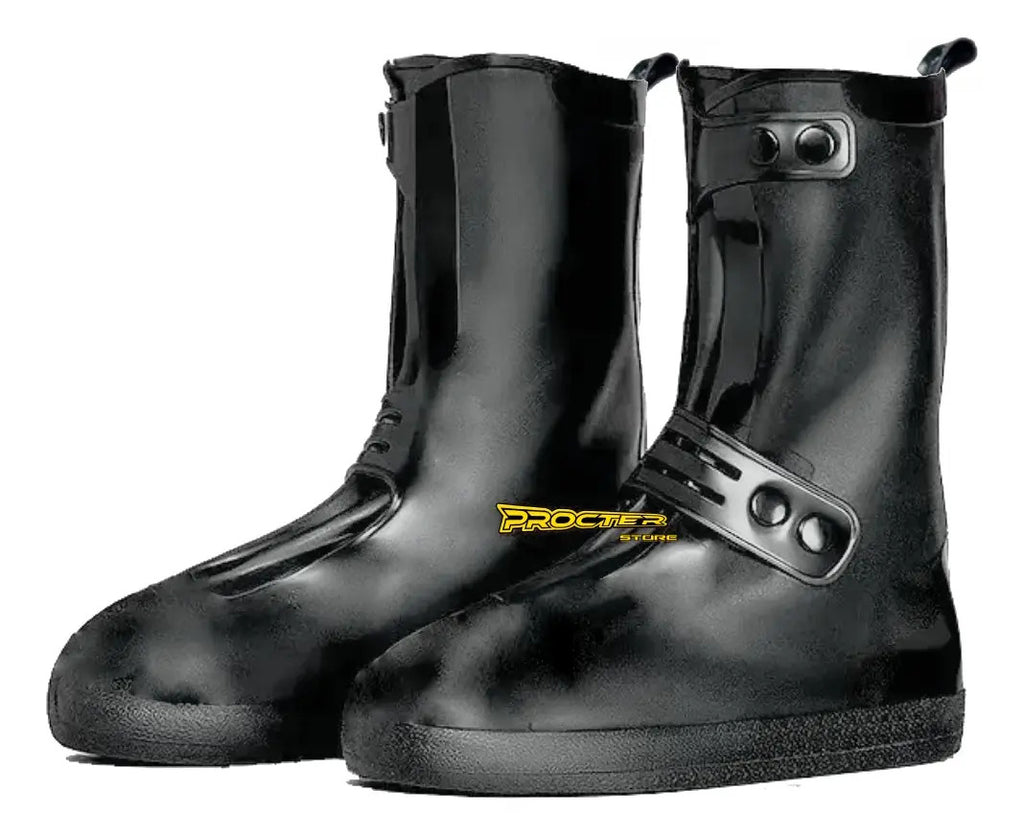 Zapatones Impermeables Goma Protector Lluvia Moto Bicicleta