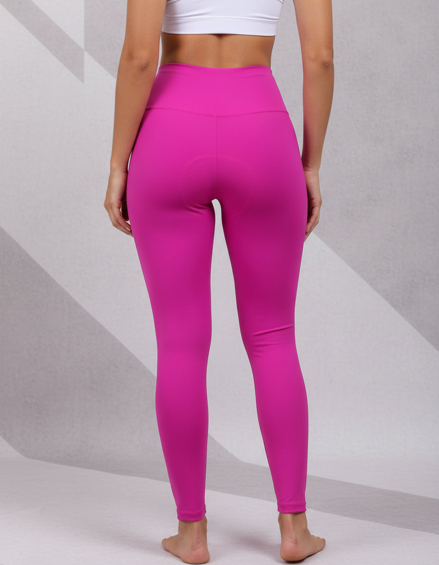 Lycra Para Mujer Larga Con Badana Pantalon Ciclismo Dama