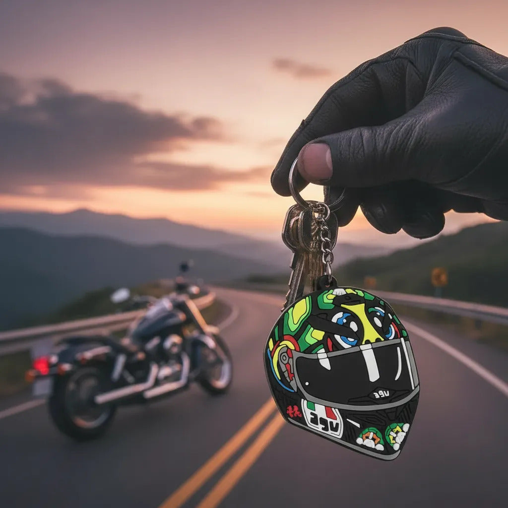 Llavero Moto Porta Llaves Diseños Varios 1 Cara Economico