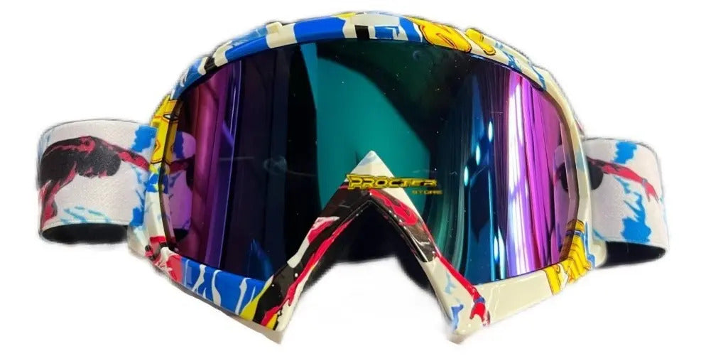 Gafas Tipo Cross Para Casco Cross Moto Bicicleta Deportes