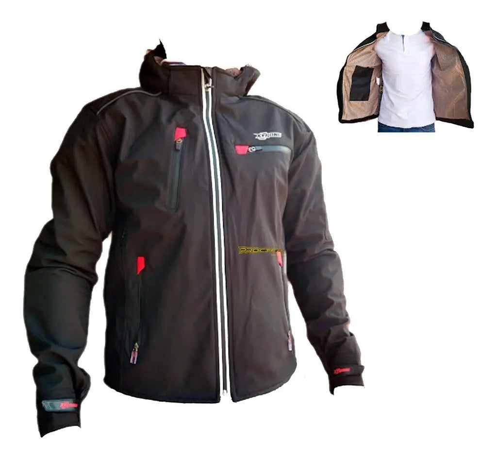Chaqueta Moto Protecciones Removibles Certificada Deportiva
