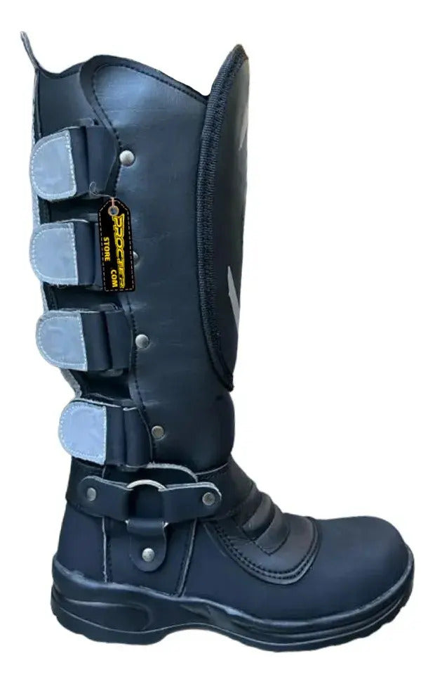 Botas Para Motorizado, Tipo Escolta, Caña Alta