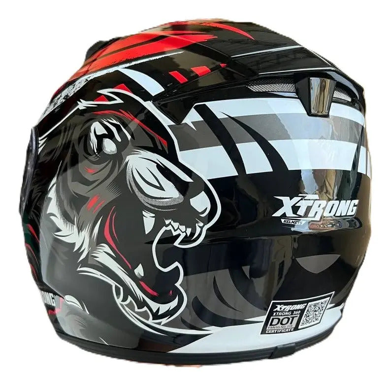 Casco Integral Para Moto Xtrong 360