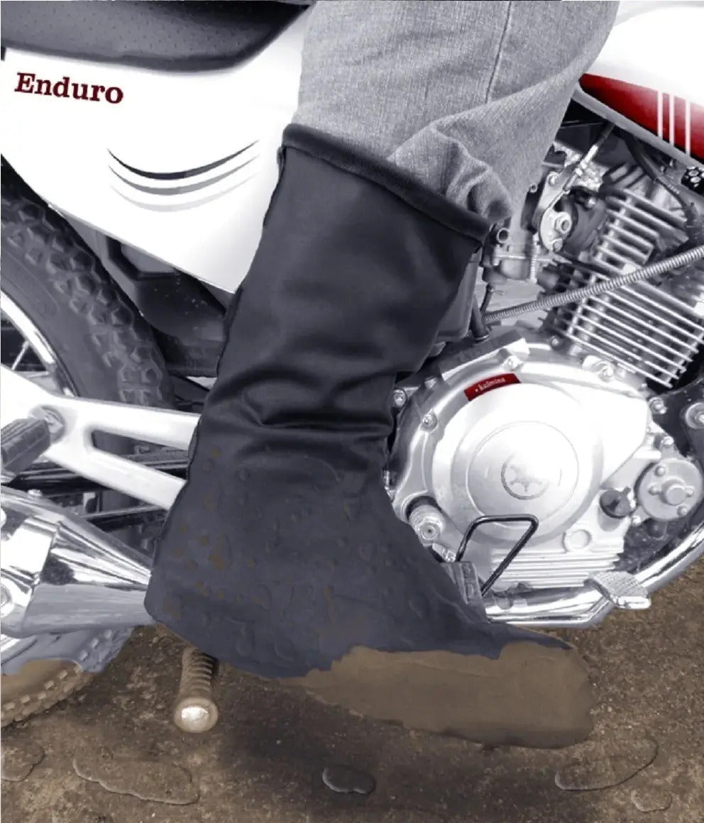 Zapatones En Latex Impermeables Moto Bicicleta Botas Zapatos