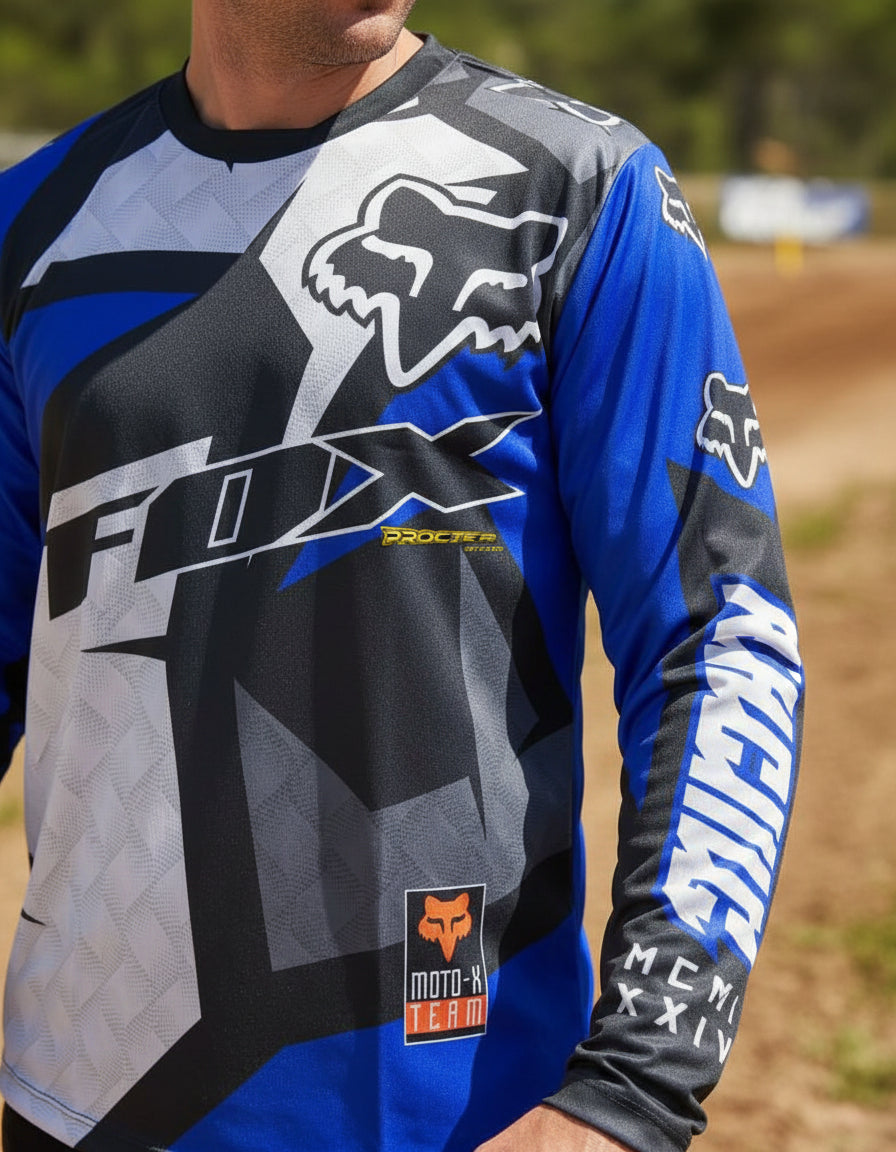 Buzo Manga Larga Mtb Motocross Bicicross Jersey Ciclismo