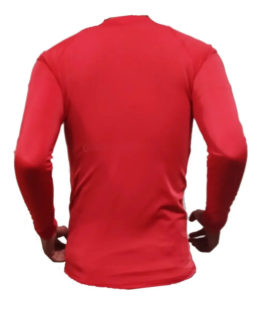 Buzo Deportivo Camiseta Larga Slim Fit Gym Lycra Fria Uv