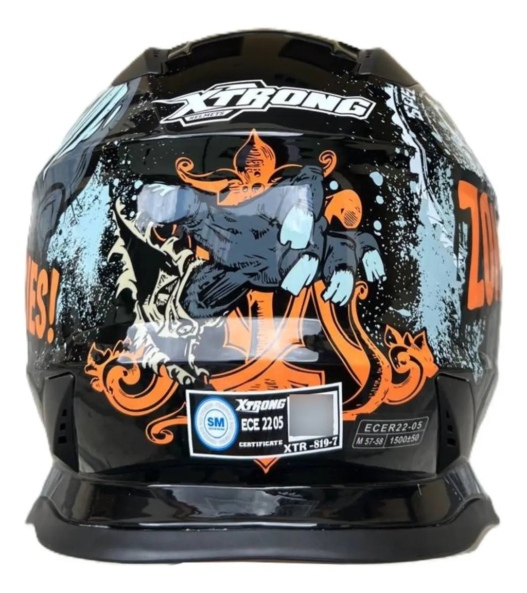 Casco Multipropósito Xtrong Certificado Hombre Cross