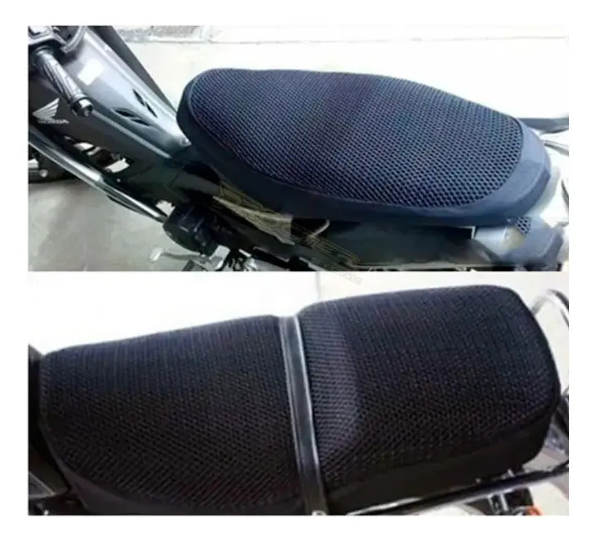 Protector Forro Malla De Sillín Para Moto Anti Calentamiento
