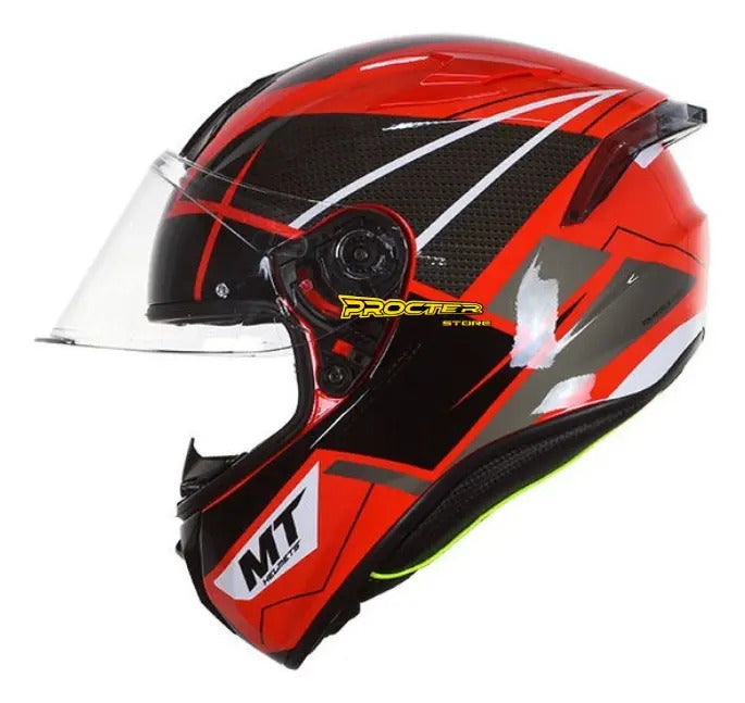 Casco Moto Mt Targo Pro Certificado Ece 2205 Deportivo
