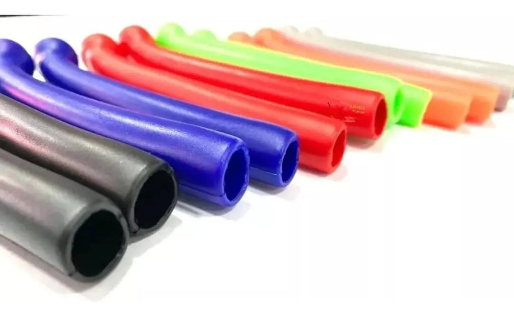 2 Protectores Forro En Goma Maniguetas Universal Para Moto