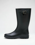 Botas Dama Para La Lluvia Hebilla Caucho Impermeables