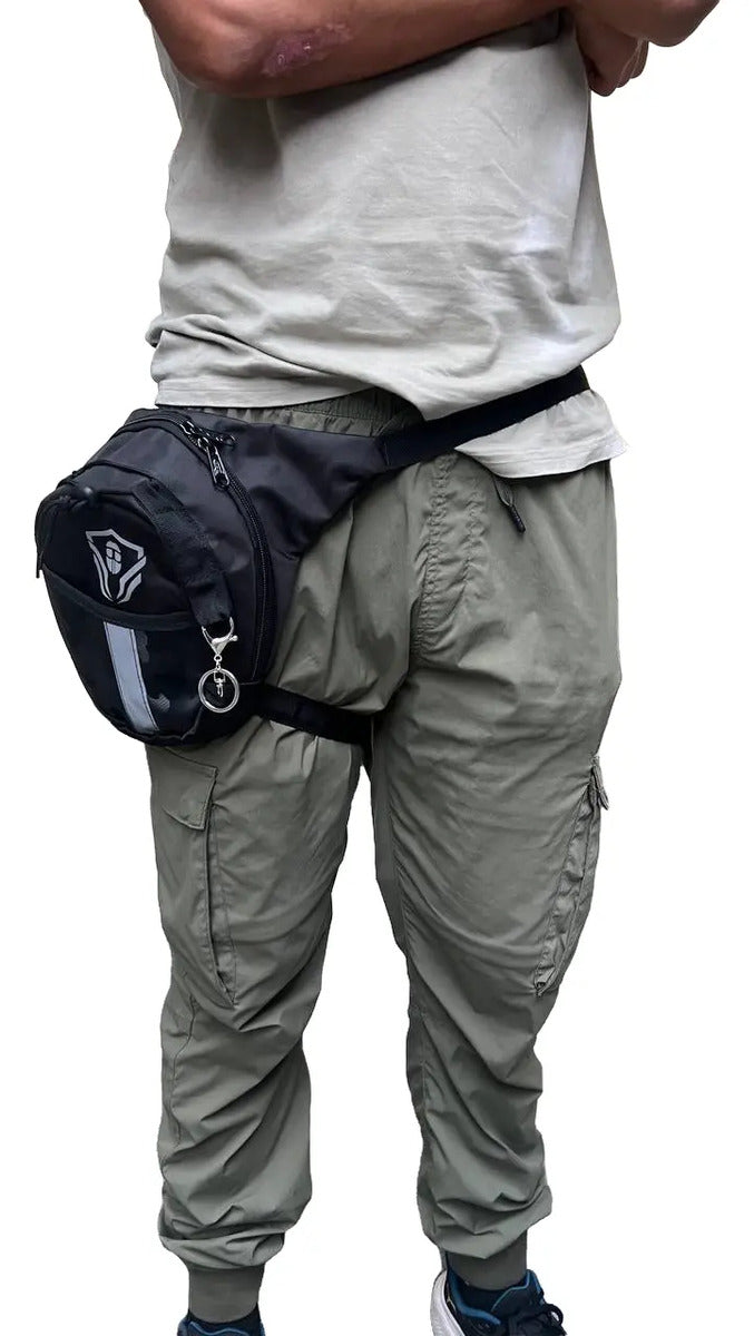Canguro Piernero Moto Bicicleta Bolso Piernera