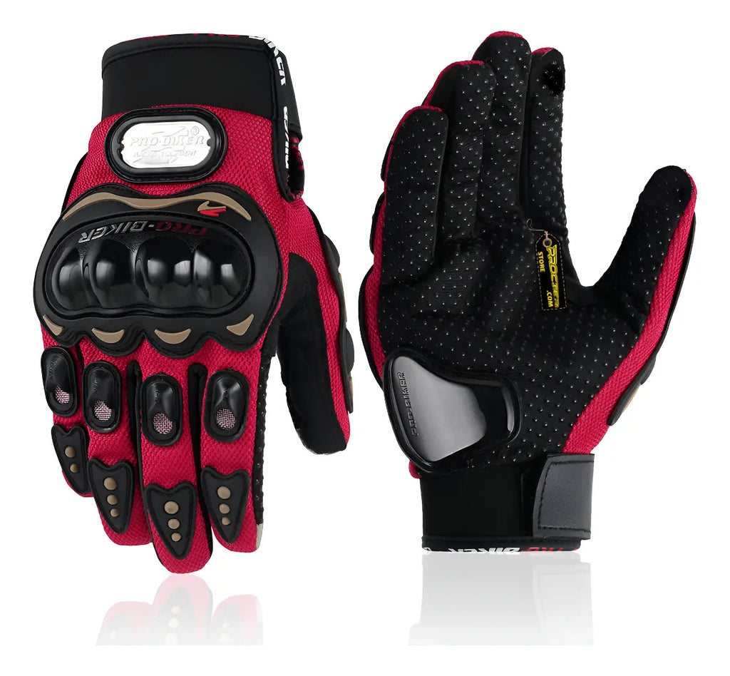Guantes Moto Ciclista Con Proteccion En Nudillos Y En Palmas