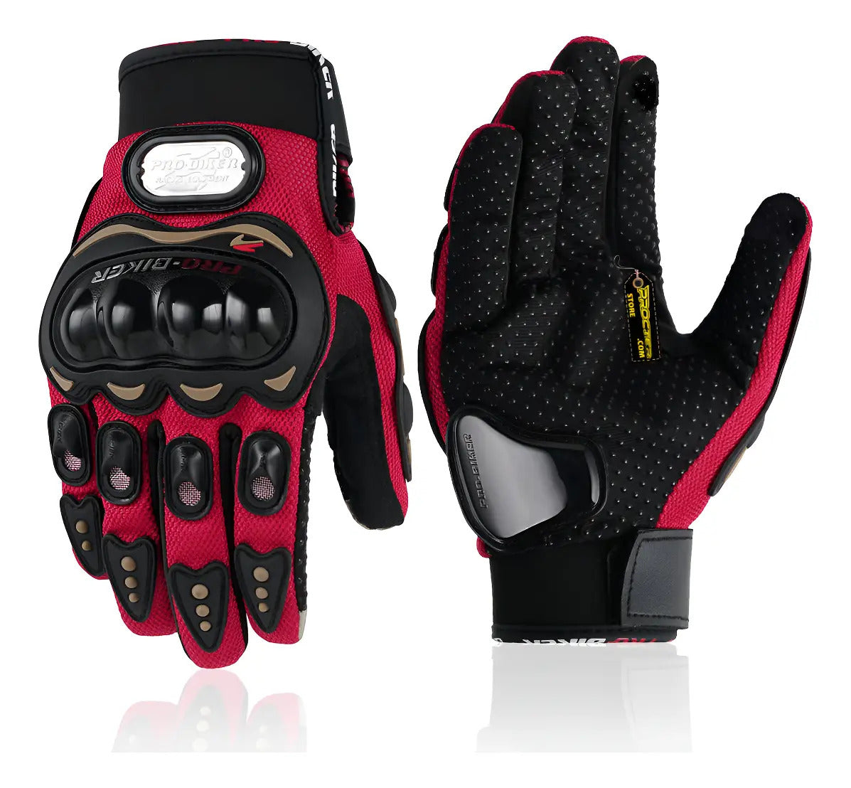 Guantes Moto Ciclista Con Proteccion En Nudillos Y En Palmas