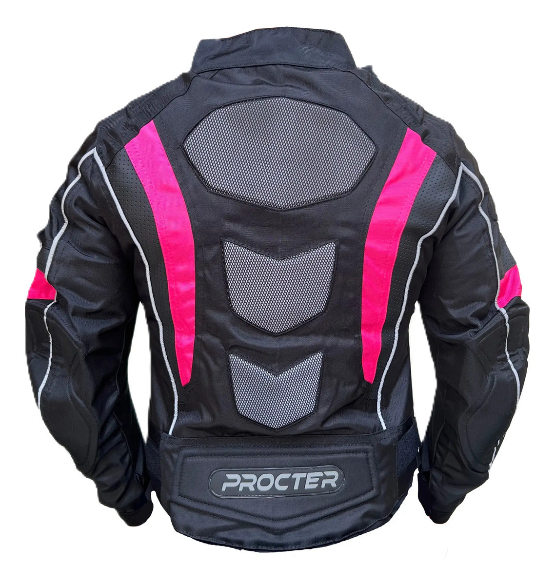 Chaqueta Con Protecciones Y Reflectiva Lona Mujer Moto Dama