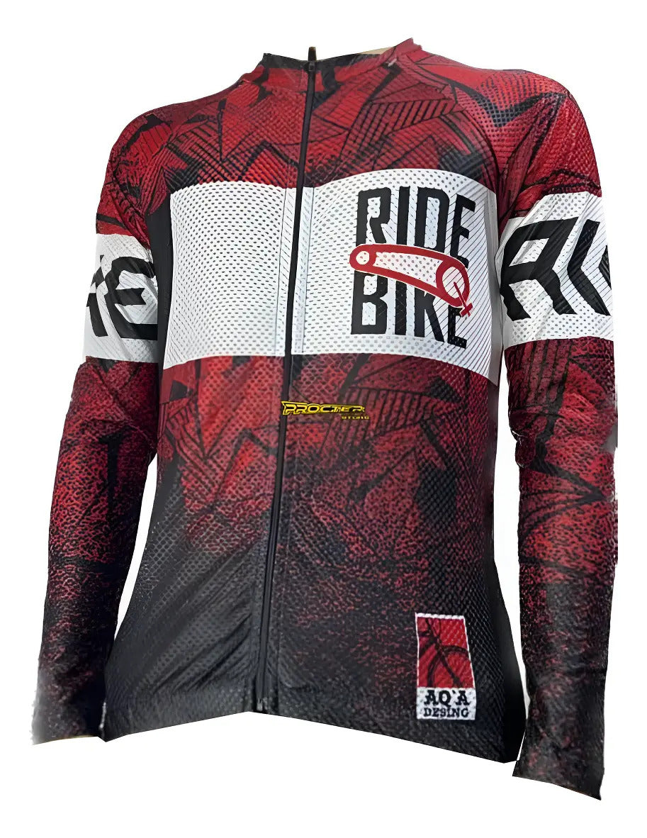 Jersey Ciclismo Maillot Manga Larga Ruta Mtb Colombia Camisa