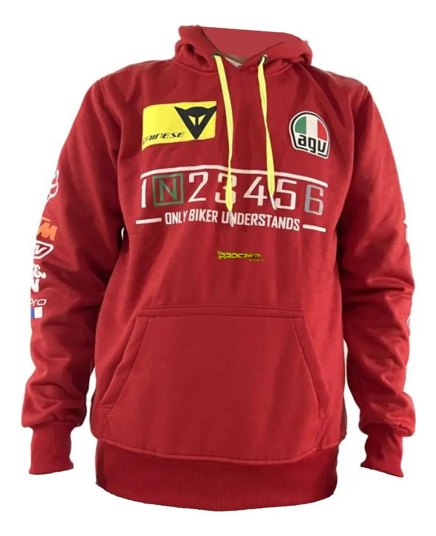Buzo Hoodie Motero Buzo Con Capota Ktm Pulsar Honda