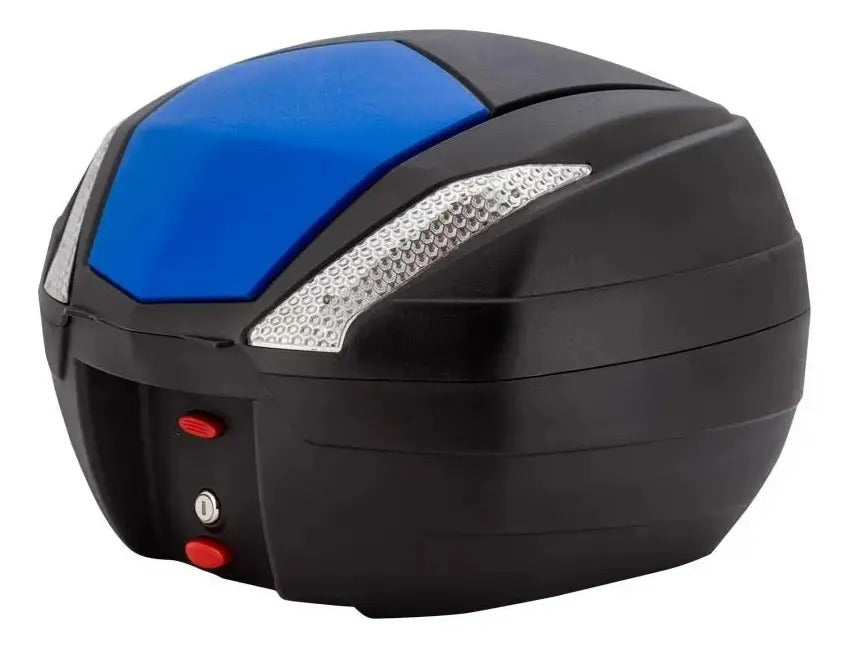 Maletero Para Moto Marca Tomcat 34 Litros Con Base