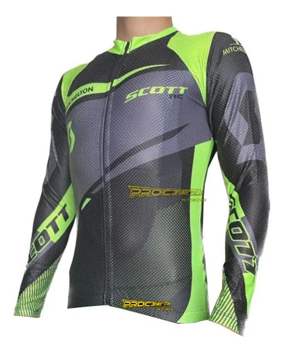 Jersey Ciclismo Maillot Manga Larga Ruta Mtb Colombia Camisa